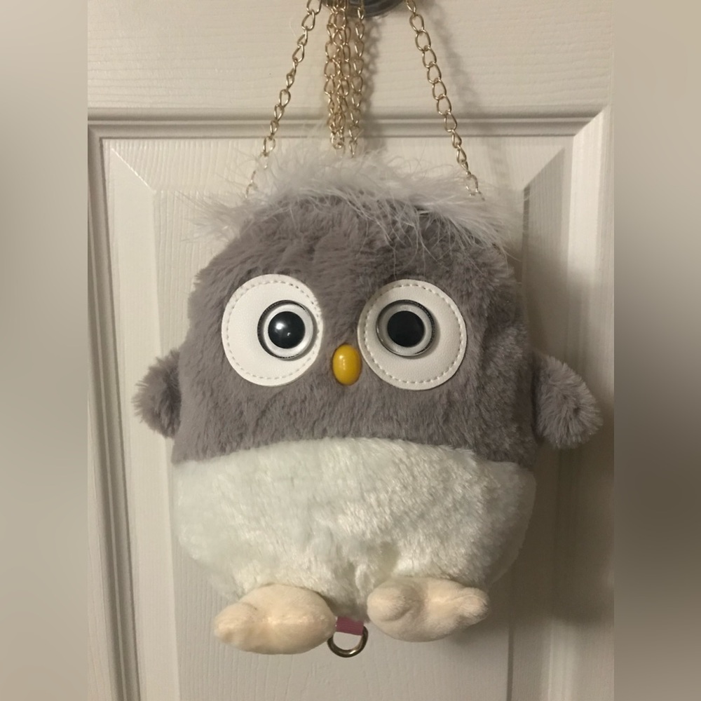 Small Gray Penguin Bag